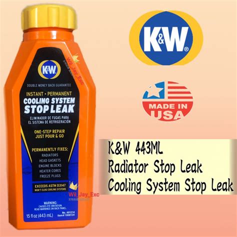 k&w coolant stop leak|Products